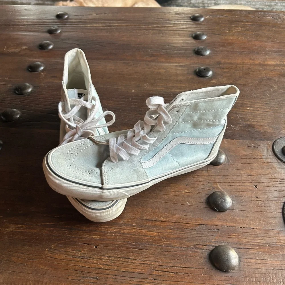 Vans White High-Top Sneakers